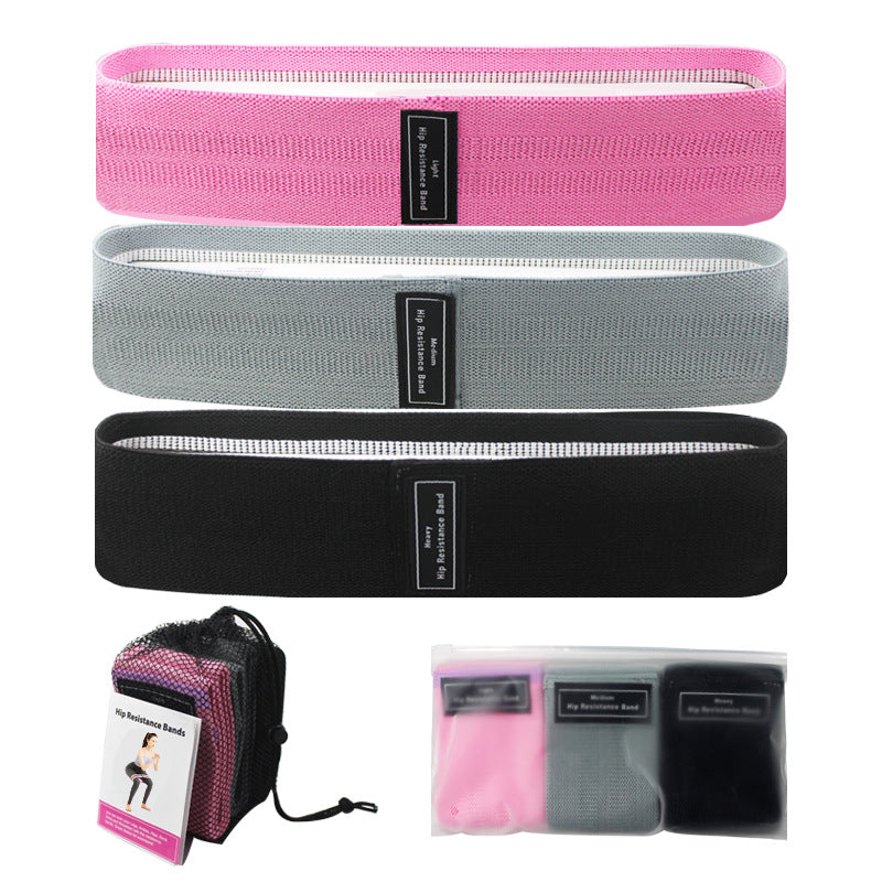 Body shaping squat hip circle yoga fitness tension belt resistance belt stretch belt - V.I.P Digital Presence