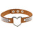 Japan's Harajuku Soft Girl Black Rhinestone Peach Heart Love-Shaped Collar Women's Neck Strap Collarbone Necklace Short - V.I.P Digital Presence