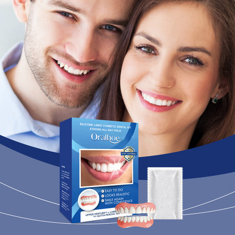 Cosmetic Dentures, Dental Cosmetic Sets To Enhance Smile Appearance Comfortable Material Dentures - V.I.P Digital Presence