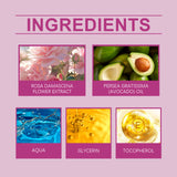 Rose Firming Moisturizer, Moisturizing And Brightening Repair Cream For Facial Skin With Light Lines