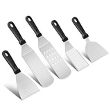 Herramientas para barbacoa al aire libre Juego de palas para barbacoa de acero inoxidable Tenedor para barbacoa Combinación de placa de hierro Nuevo juego de barbacoa para barbacoa