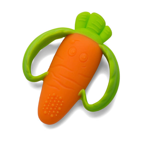 Carrot gum teeth grinder silicone soft teeth fixator children's toys anti eating hand grinding stick supplies - V.I.P Digital Presence