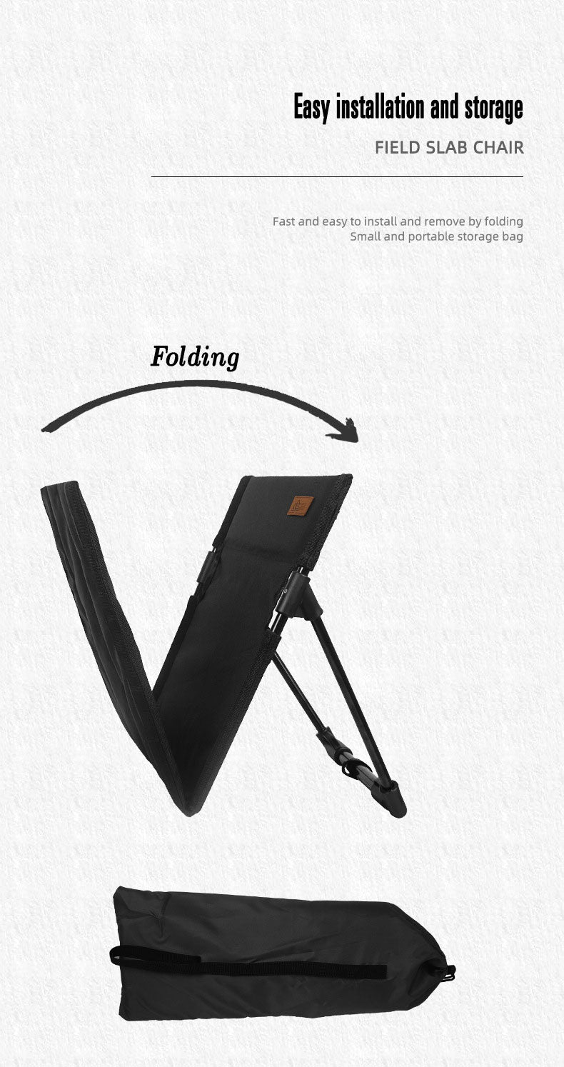 Silla con respaldo para acampar al aire libre, silla plegable portátil, silla de ocio, silla para balcón, parque, césped, silla de picnic