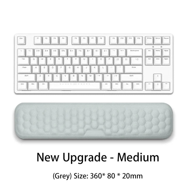 Reposamuñecas ergonómico para teclado y ratón, para oficina, para proteger y relajar la muñeca, con espuma viscoelástica, para ordenador y portátil
