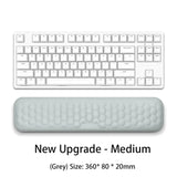 Reposamuñecas ergonómico para teclado y ratón, para oficina, para proteger y relajar la muñeca, con espuma viscoelástica, para ordenador y portátil