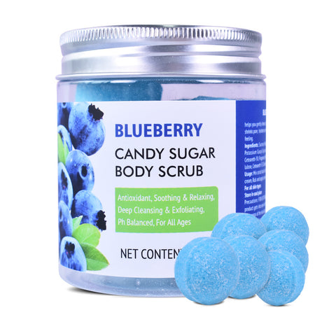 Brushed Candy Scrub Cream Fruit Fragrance Bath Salt Scrub Ball Body Scrub Cream - V.I.P Digital Presence