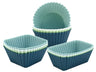 Silicone Muffin Cup Baking Square Round Square Thick Cake Mold Set cupcake - V.I.P Digital Presence