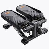 Home Office Exercise 330LBS Capacity Mini Stepper with Resistance Bands and LCD Monitor  Pink - V.I.P Digital Presence