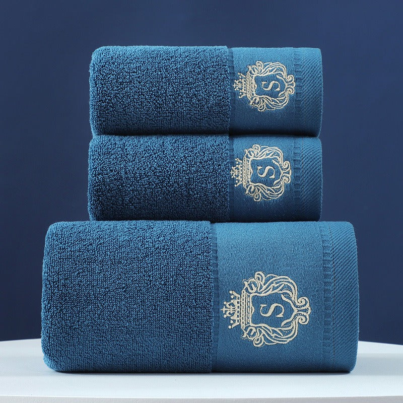 Towel Set Of Pure Cotton Towel Bath Towel Three-Piece Gift Set Xinjiang Cotton