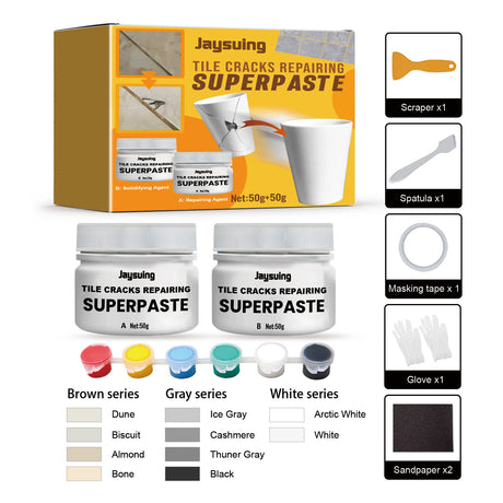 Tile Cracks Repairing Superpaste, Toilet Marble Floor Tile Pit Repair Crack Repair Adhesive Paste - V.I.P Digital Presence