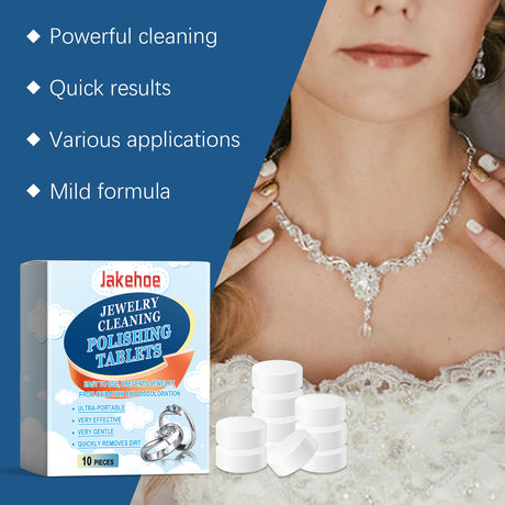 Jewelry Cleaning Effervescent Tablet Jewelry Decontamination Care Cleaning Jewelry Ring Bracelet Cleaning Effervescent Tablet - V.I.P Digital Presence
