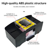 3 - sec Silent ABS Card Shuffler for Games , silent, made of ABS. For poker, board and family games. - V.I.P Digital Presence