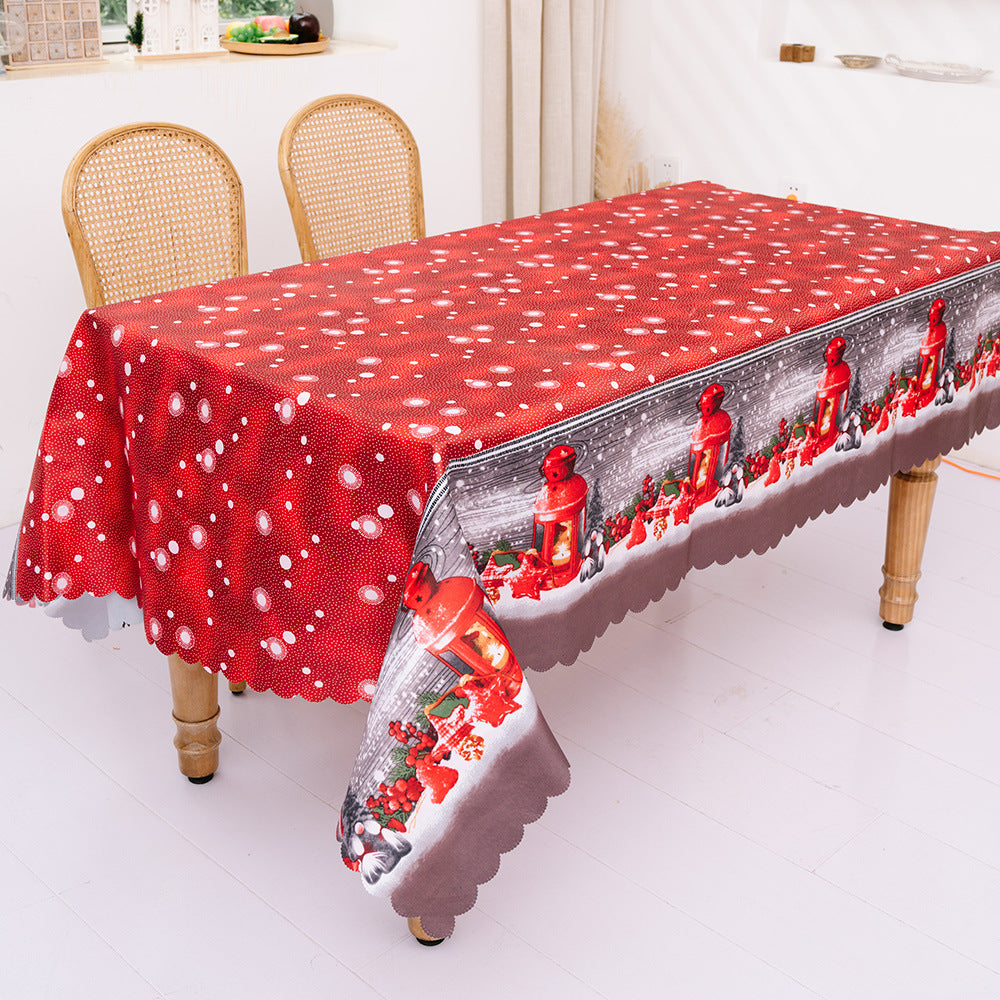 Christmas Decoration Creative Christmas Printed Tablecloth Table Flag Christmas Desktop Decoration Supplies - V.I.P Digital Presence