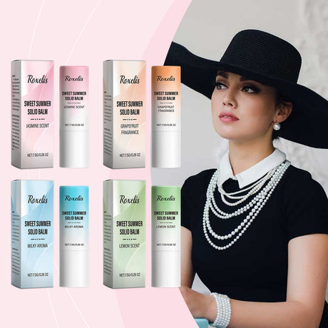 Sweet Summer Solid Balm Series Fresh And Elegant Portable Care Solid Balm With Fragrance And Charm - V.I.P Digital Presence