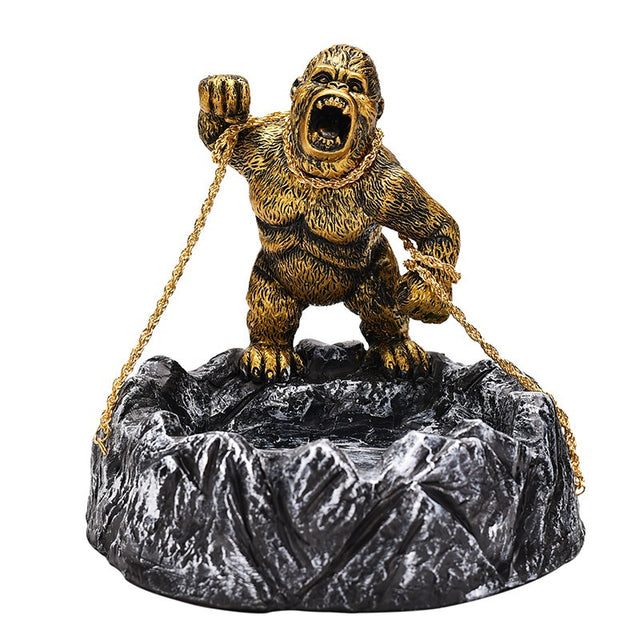 Creative King Kong domineering gorilla ashtray study decoration gift - V.I.P Digital Presence