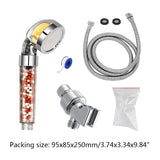 Fragrance Anion Shower Nozzle Set Adjustable Quick Connection Removable Sprinkler Basin Bathing Tub Fountain Home - V.I.P Digital Presence