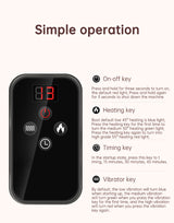 Electric heating knee massage instrument, vibration moxibustion, shoulder and elbow joint pain, hot compress knee massager for old cold legs - V.I.P Digital Presence