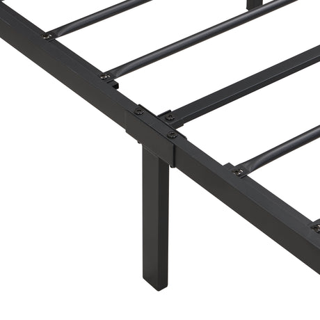 Industrial extra large bed frame with LED lights and 2 USB ports, extra large bed frame with storage space, rural brown color - V.I.P Digital Presence