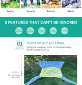 Pop Up Beach Tent Sun Shade Shelter Anti-UV Shelter Fully Automatic Folding Camping Tent - V.I.P Digital Presence