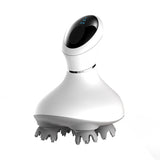 Masajeador de cabeza eléctrico 3D impermeable, inalámbrico, para el cuero cabelludo, promueve el crecimiento del cabello, amasado profundo del tejido corporal y vibración. 