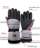 Intelligent Heating Gloves Full Fat Touch Screen Warm Waterproof Outdoor Motor Sports Electric Heating Ski Gloves - V.I.P Digital Presence