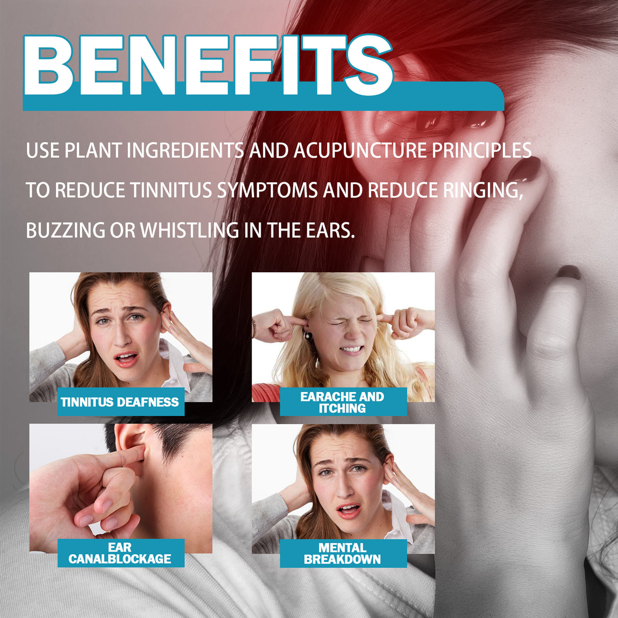 Ear Care Patch, Relieve Ear Plug Ear Ringing Ear Kang Hearing Discomfort Dizziness Head Care Patch - V.I.P Digital Presence