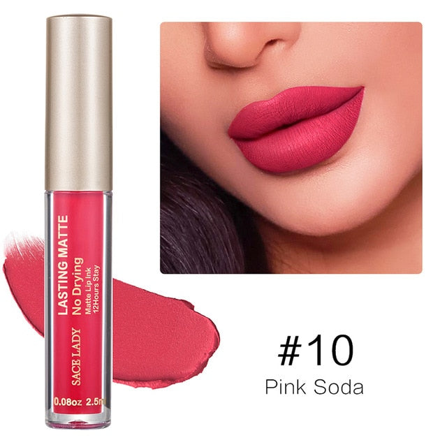 Make Up Waterproof Nude Lipstick Long Lasting Liquid Matte Lipstick Kit Lip Gloss Cosmetics Lipgloss Lip Makeup - V.I.P Digital Presence