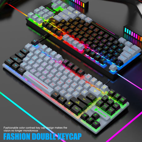 Gaming Keyboard Colorful LED Backlight Office Keyboard for Desktop Typing PC - V.I.P Digital Presence
