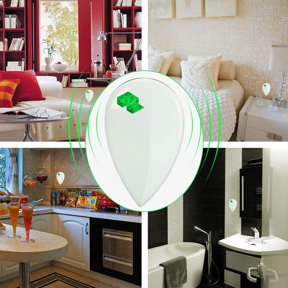 Ultrasonic mosquito repellent Indoor plug-in multi-functional insect repellent LED night light mouse repellent - V.I.P Digital Presence