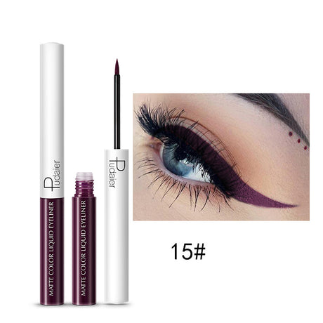 Quick-Drying Waterproof And Sweat-Proof Liquid Eyeliner Does Not Smudge Cosmetics Pudaier Color Eyeliner - V.I.P Digital Presence