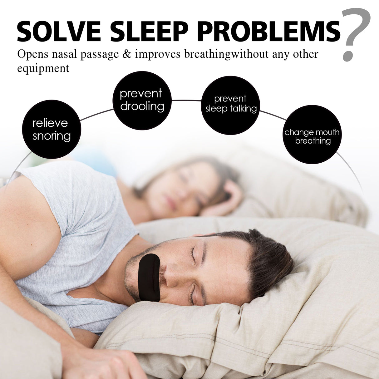 Anti-Snoring Patch Open Mouth Breathing Close Mouth Anti-Snoring Care For Sleeping Adults Anti-Snoring Patch - V.I.P Digital Presence