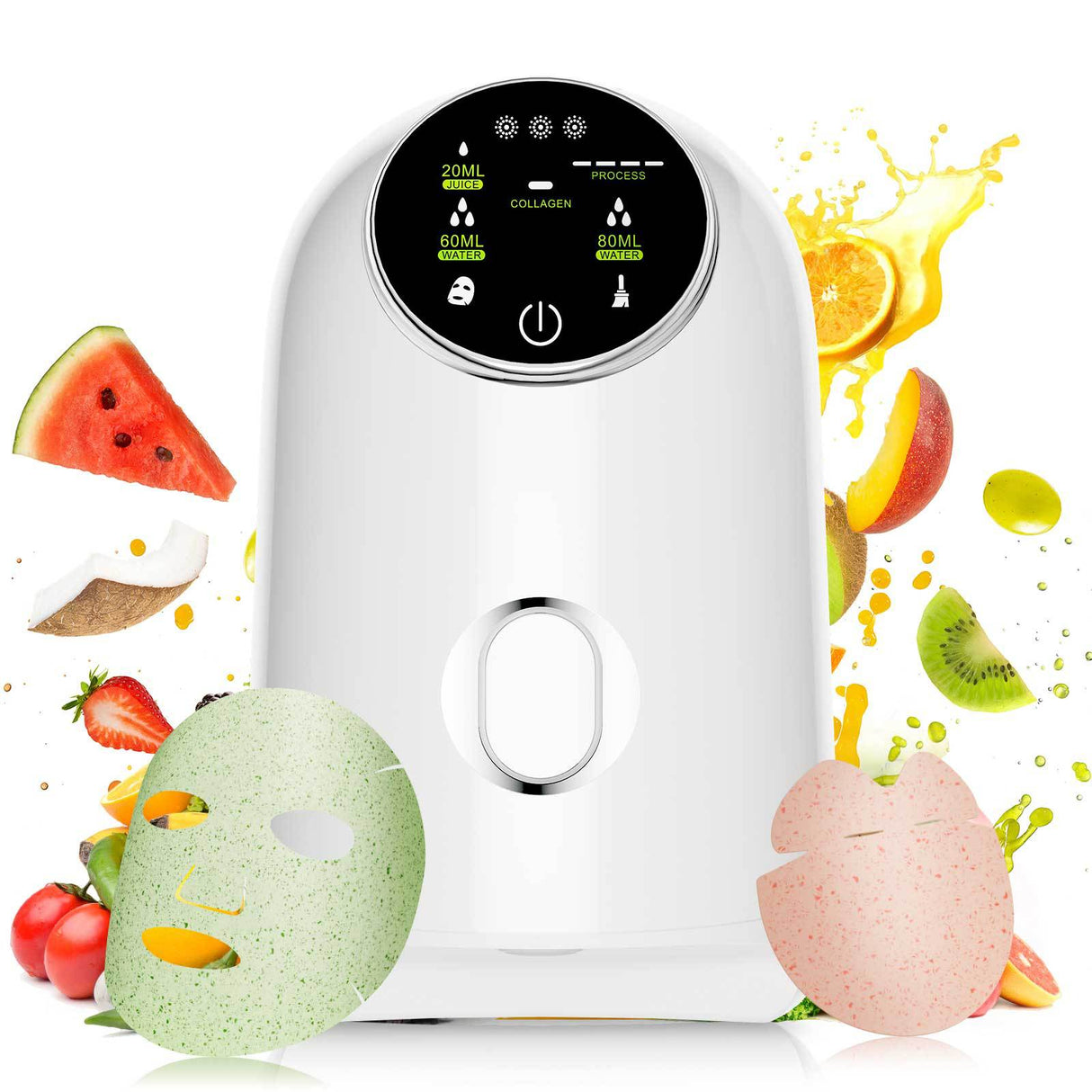 Smart LCD Touch Screen Fruit And Vegetable Mask Machine DIY Homemade Home Moisturizing Mask Machine Beauty Instrument - V.I.P Digital Presence