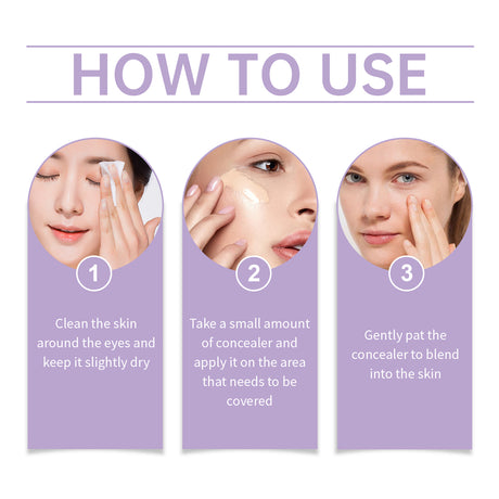 Long Lasting Moisturizing Concealer Long Lasting Moisturizing Natural Concealer Is Waterproof, Sweat Resistant And Lightweight Without Removing Makeup - V.I.P Digital Presence