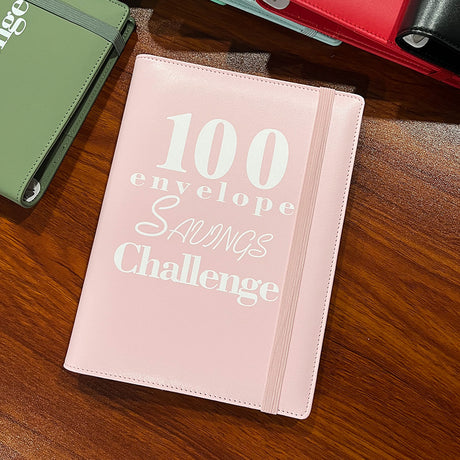 100 Envelope Challenge Binder Couple 100 Day Challenge Hand Account Money Savings Notepad - V.I.P Digital Presence