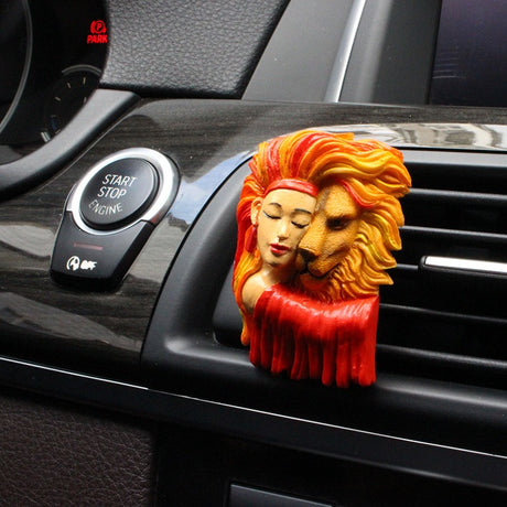 Resin couple cat and beast car aromatherapy clip car decoration aromatherapy clip ornaments - V.I.P Digital Presence