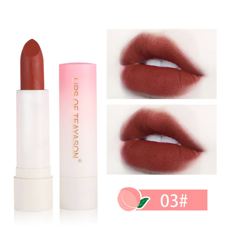 Lipstick Bean Paste Color Matte Matte Female Retro Red Peach Lipstick Matte Velvet Lipstick - V.I.P Digital Presence