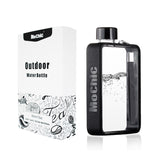 Botella de agua portátil de papel de alta calidad MoChic Sports Flat A5, versión coreana de la botella de agua de plástico. 