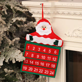 Christmas Decoration Supplies Christmas Velvet Hot Stamping Elderly Calendar Christmas Calendar Christmas Decoration Supplies - V.I.P Digital Presence