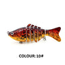 Multi Jointed Fishing Lure Sinking Artificial Wobbler Bait Hard Bait Swimbait 10cm/15.7g Fishing Tackle 7 Sections Crankbait - V.I.P Digital Presence