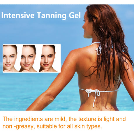 Intensive Tanning Gel, Beach Tanning Wheat Tan Is Light And Non-Greasy - V.I.P Digital Presence