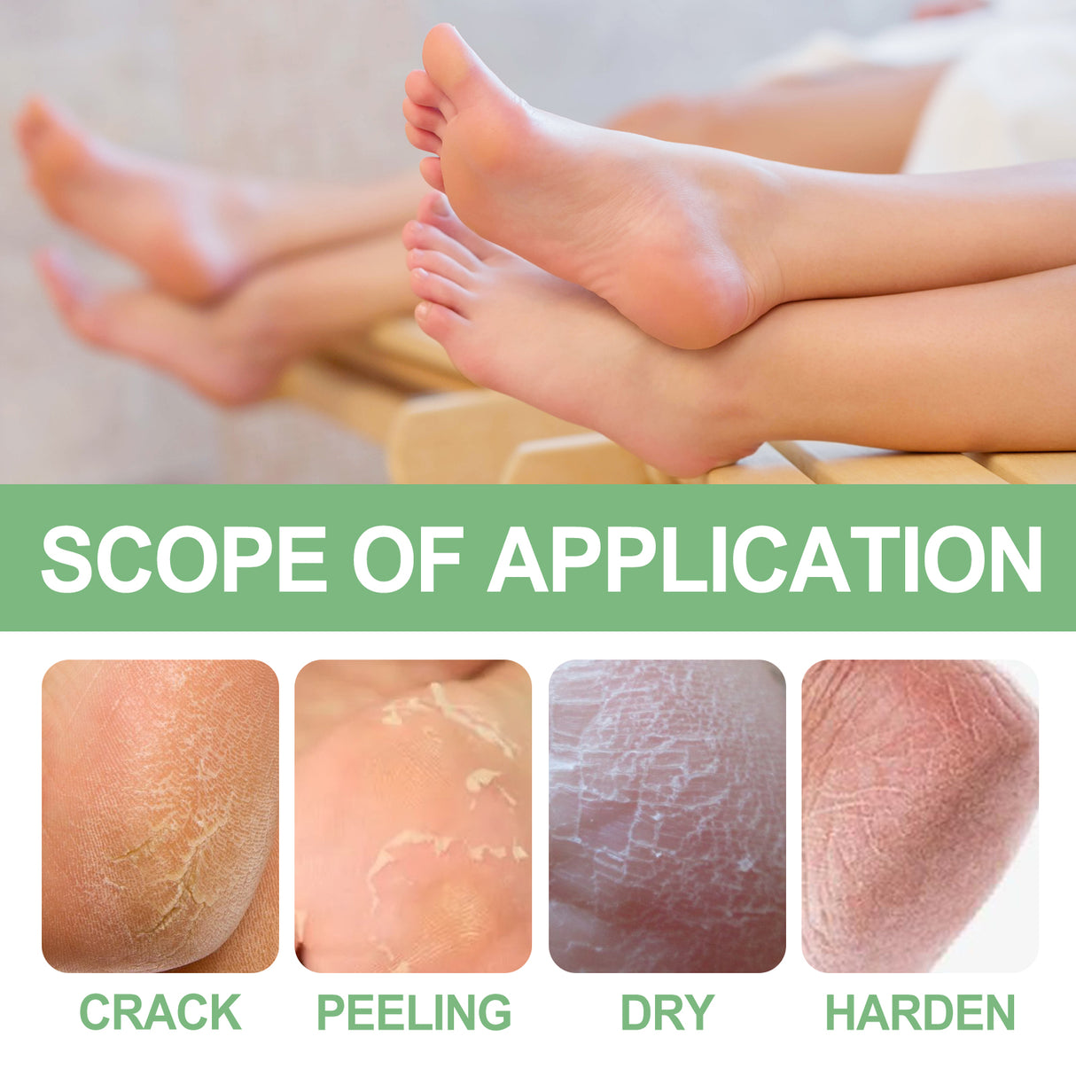 Peppermint Foot Cream, Repair The Foot Prevent Weather-Shack Desquamate Cracked Heels Moisturize Foot Care Cream - V.I.P Digital Presence