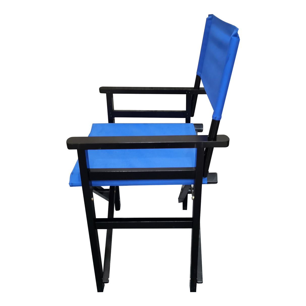 Folding Chair Wooden Director Chair Canvas Folding Chair Folding Chair 2pcs/set populus + Canvas (Color : Blue) - V.I.P Digital Presence