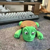3D - printed Panicked Turtle Coaster: Insulated, for stress relief, doubles as mug base decor - V.I.P Digital Presence