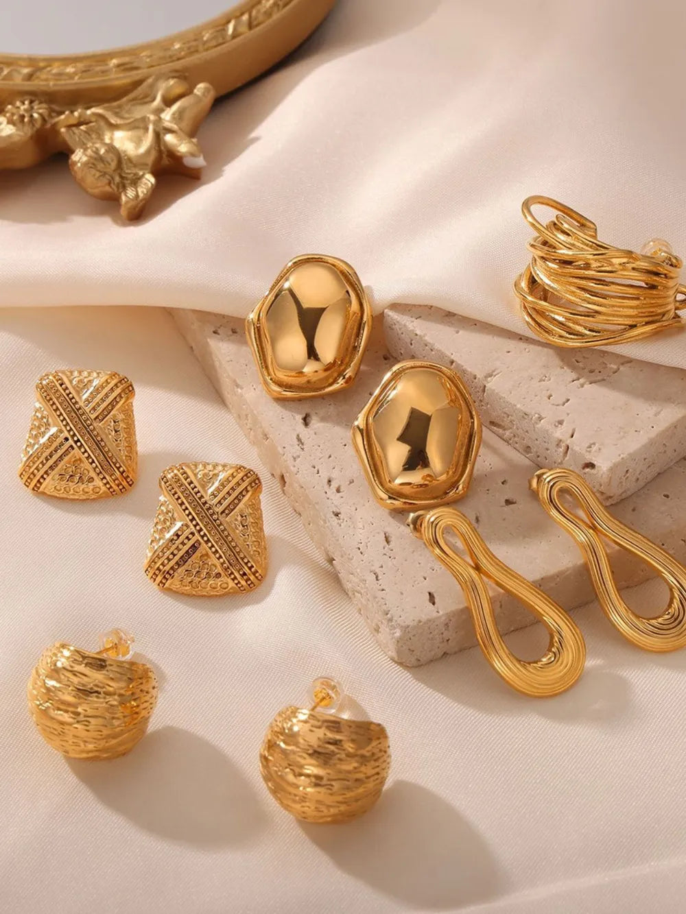 Titanium Steel Geometric Shape Earrings - V.I.P Digital Presence