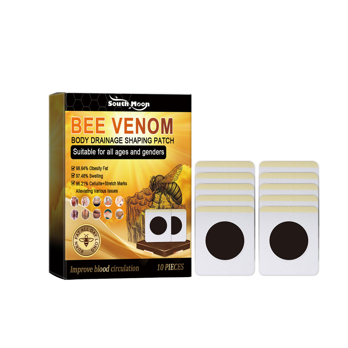 Body Care Patch, Gentle And Nourishing Daily Care Presents A Natural Good State Of Beauty And Consideration
