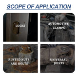 Anti-Rust Conversion Agent Spray Automobile Wheel Hub Tire Rim Door Lock Cleaning Rust Remover Lubricant - V.I.P Digital Presence