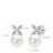 Fashionable freshwater pearl earrings s925 pure silver round strong light bulb earrings - V.I.P Digital Presence