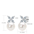 Fashionable freshwater pearl earrings s925 pure silver round strong light bulb earrings - V.I.P Digital Presence