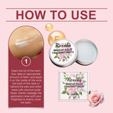 Solid Rose Balm Fresh, Light Scent, Lasting Lasting Everyday Date Charming Charm Portable Solid Balm - V.I.P Digital Presence
