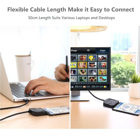 USB 3.0 to SATA hard drive cable USB 3.0 easy drive cable supports all hard drives - V.I.P Digital Presence